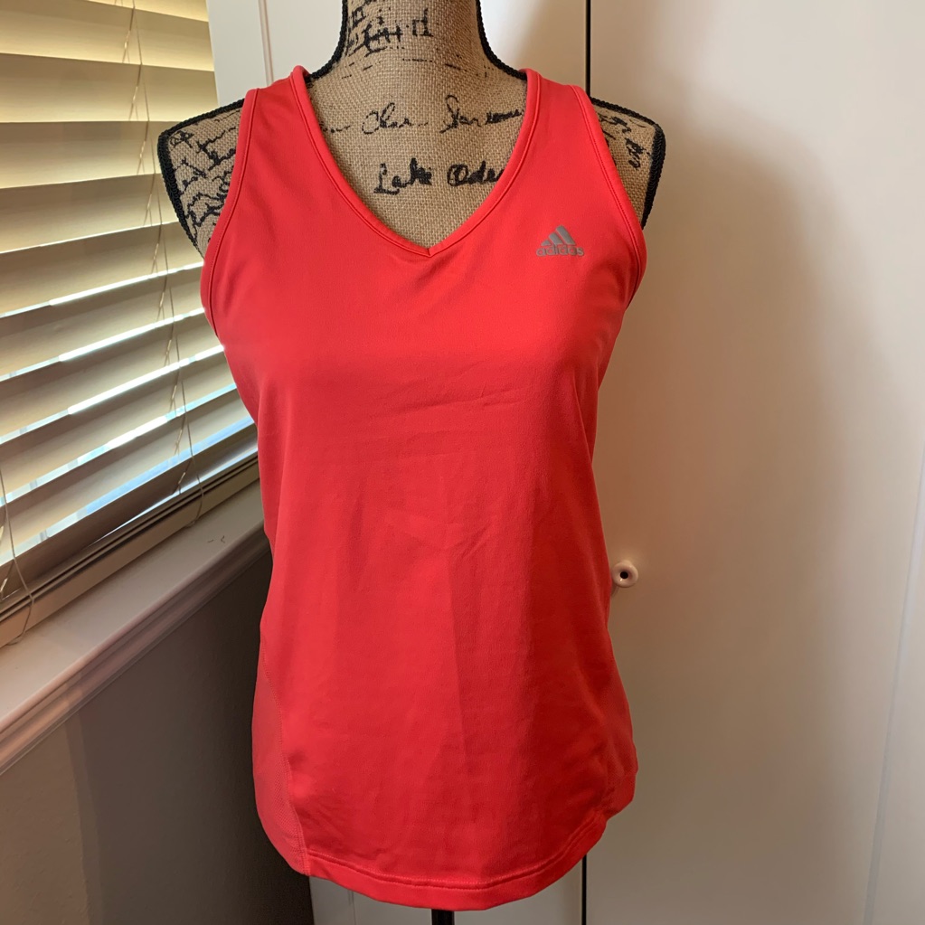 Adidas 3-Stripe Workout Built-In Bra Tank Top